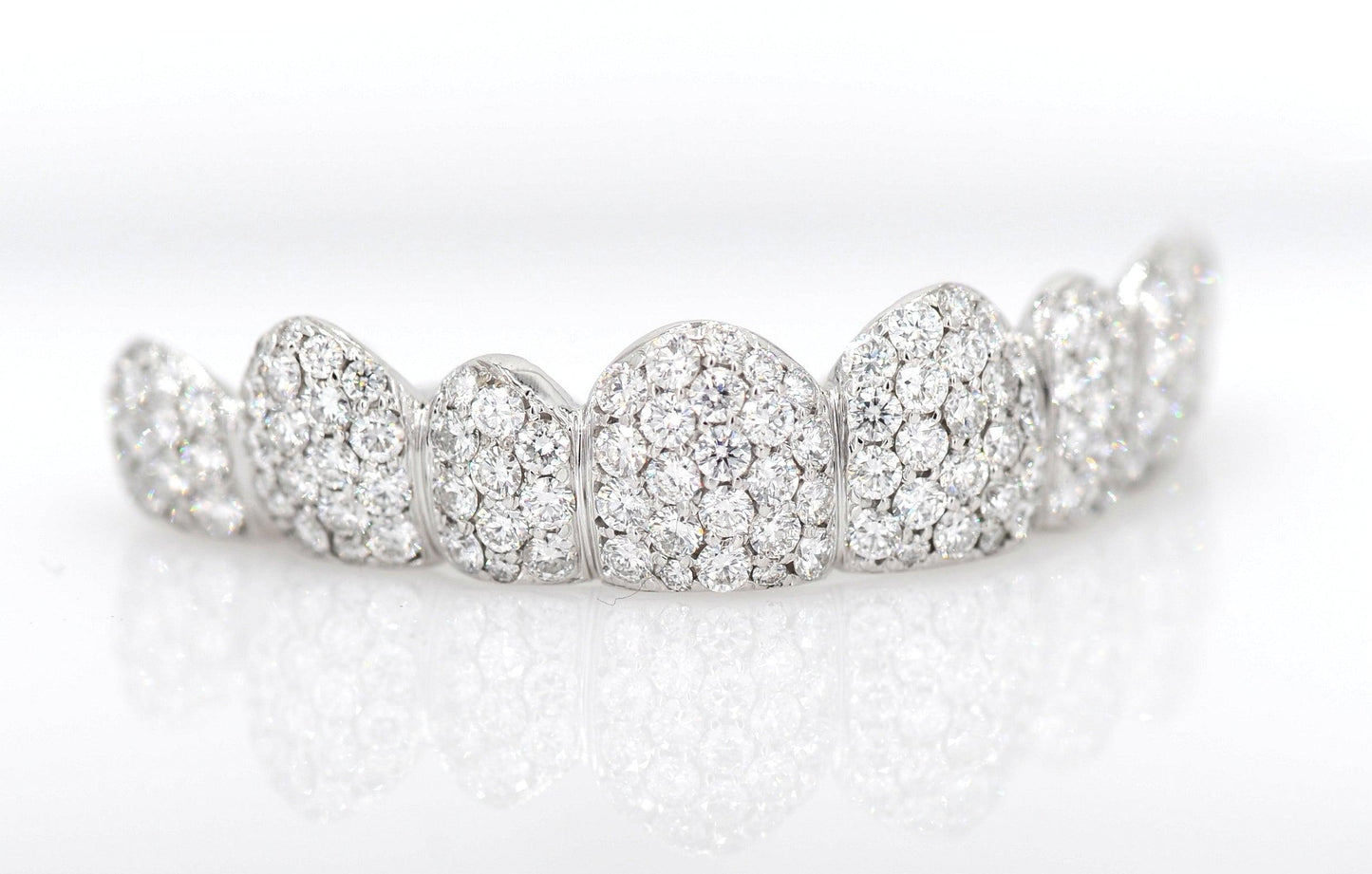 Large Diamond Cluster Big Boy Honeycomb Grillz - Johnny Dang & Co