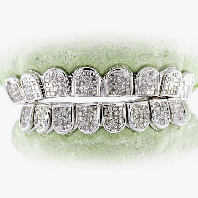 JDTK-0032- Invisible Set Blocks Large Diamond Grillz - Johnny Dang & Co