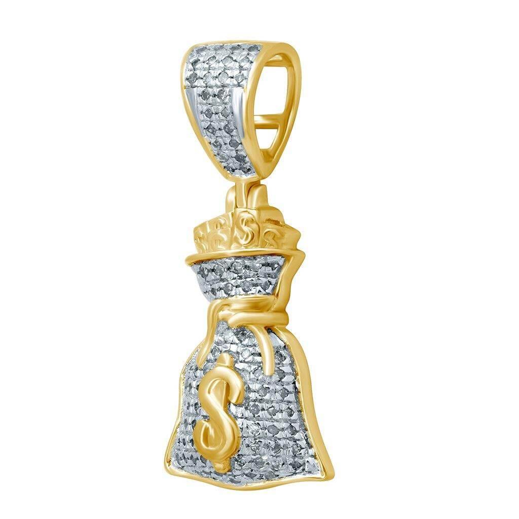 10K 0.18-0.21CT D-MONEY BAGS - Johnny Dang & Co