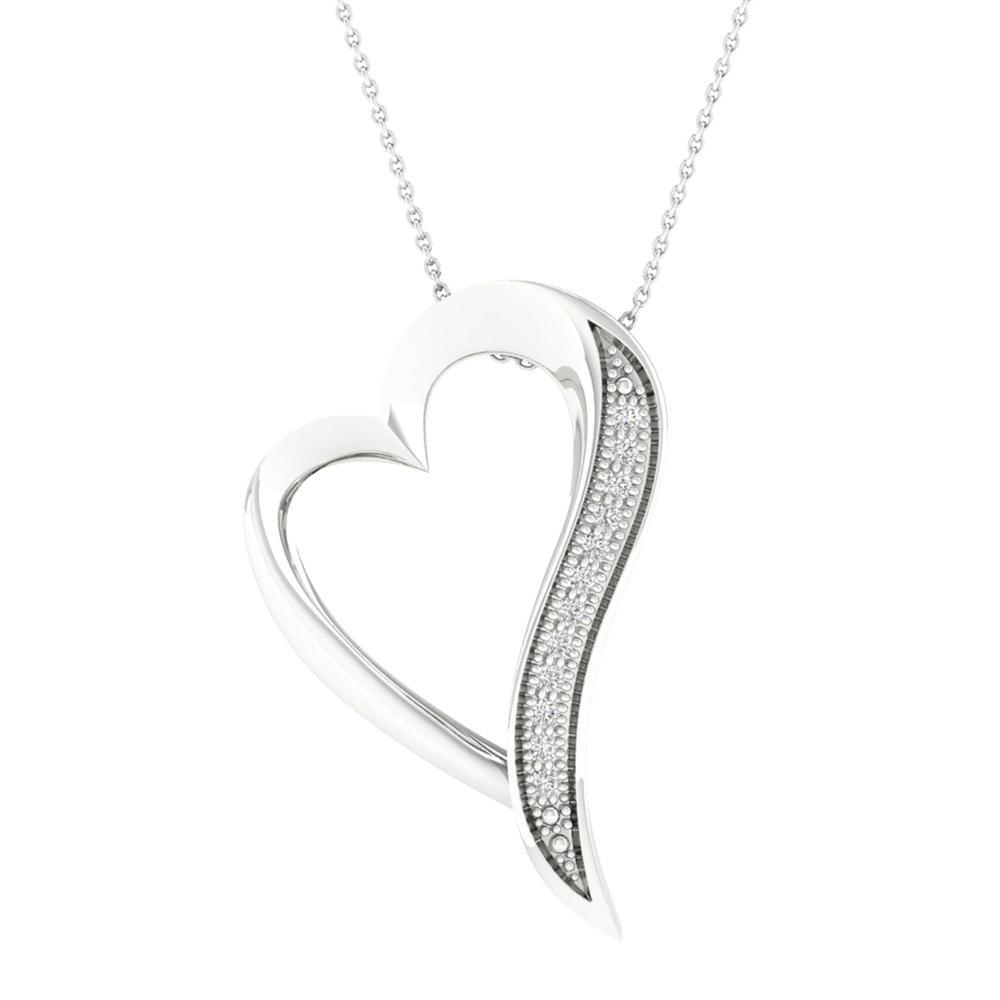 10K 0.05ct Diamond Pendant - Johnny Dang & Co