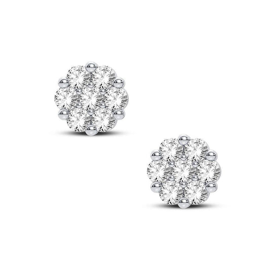 14K 3.00CT Diamond Earring - Johnny Dang & Co