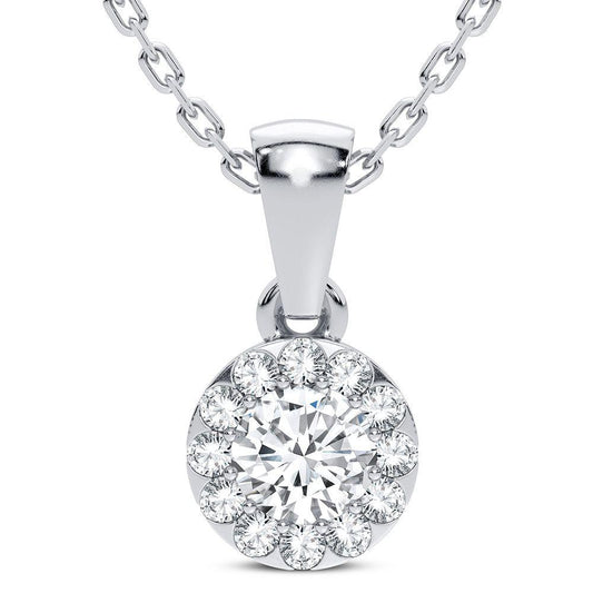 14K 0.27CT DIAMOND PENDANT - Johnny Dang & Co