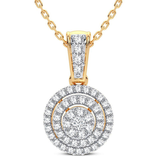 14K 0.25CT DIAMOND PENDANT - Johnny Dang & Co
