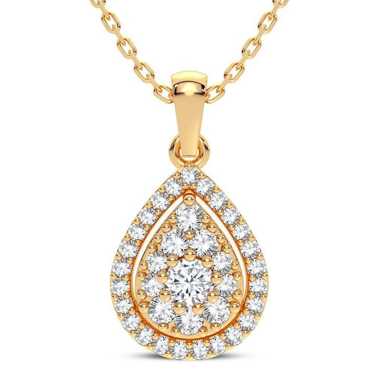 14K 0.30CT DIAMOND PENDANT - Johnny Dang & Co
