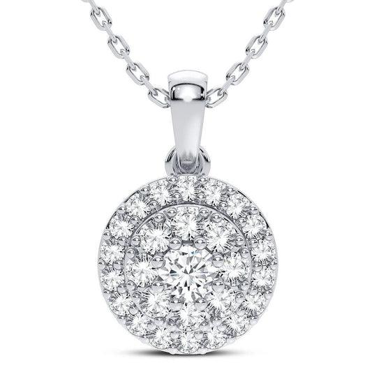 14K 0.33CT DIAMOND PENDANT - Johnny Dang & Co