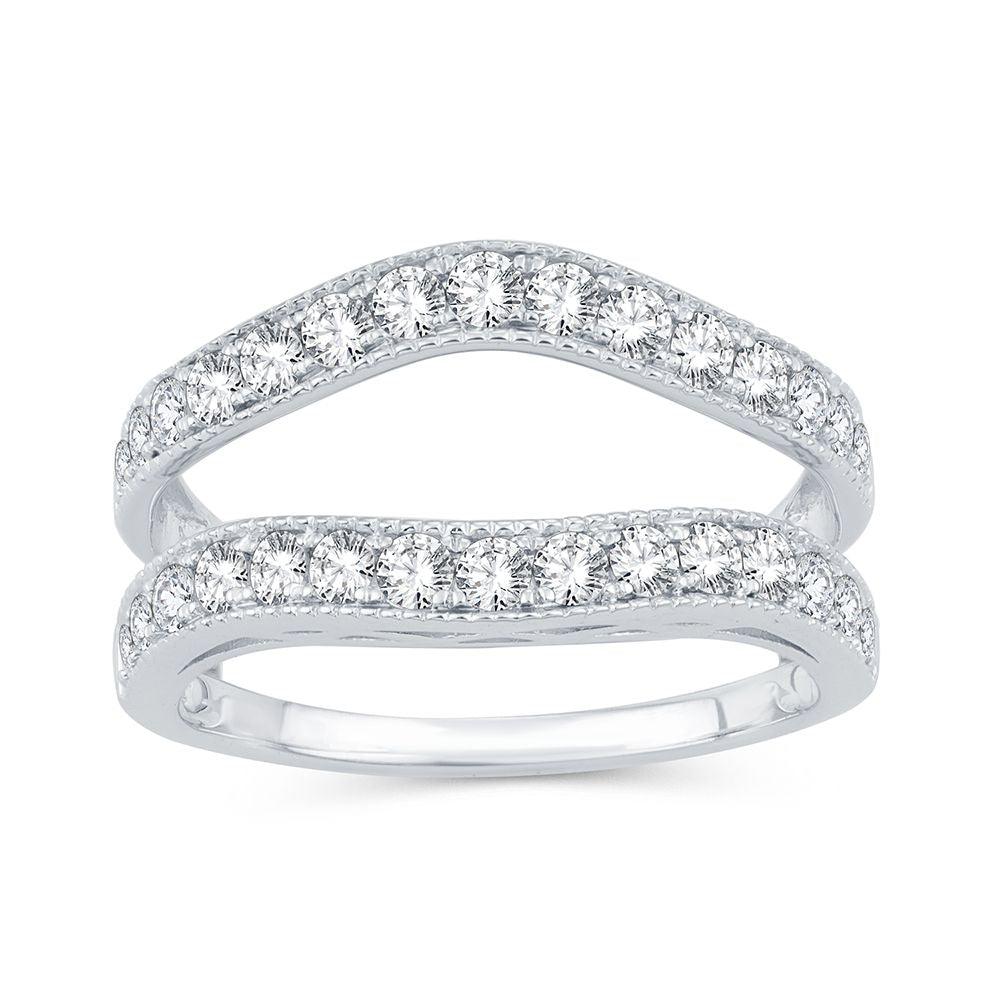 14K 1.00CT Diamond RING GUARD - Johnny Dang & Co