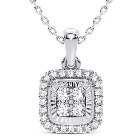 14K 0.25CT DIAMOND PENDANT - Johnny Dang & Co