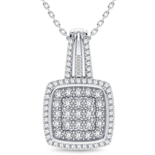 14K 0.20CT Diamond Pendant - Johnny Dang & Co