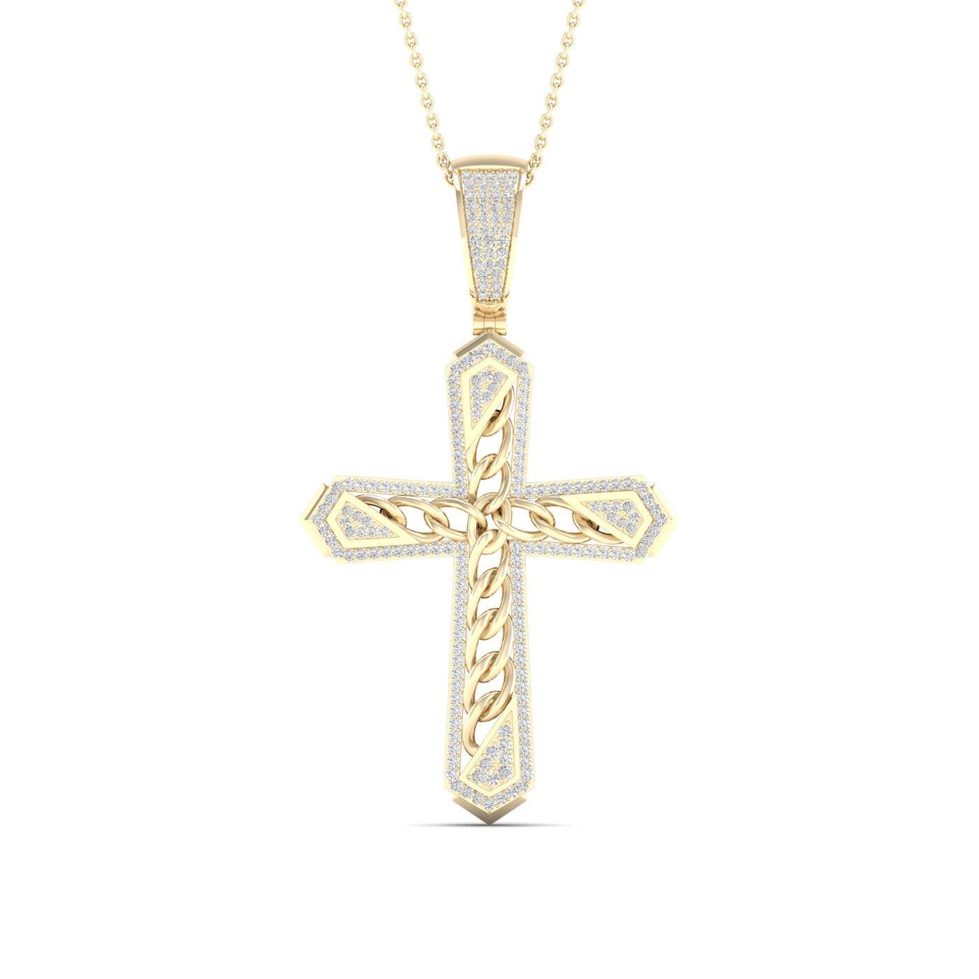 10K 0.55CT Diamond Pendant - Johnny Dang & Co