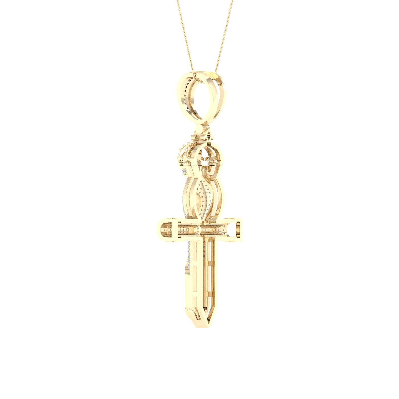 10K 0.50CT Diamond Pendant - Johnny Dang & Co