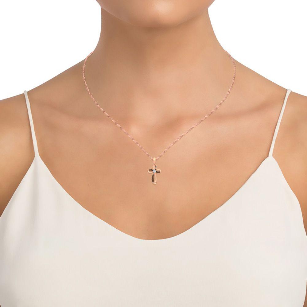 14K 0.14ct Diamond Pendant - Johnny Dang & Co