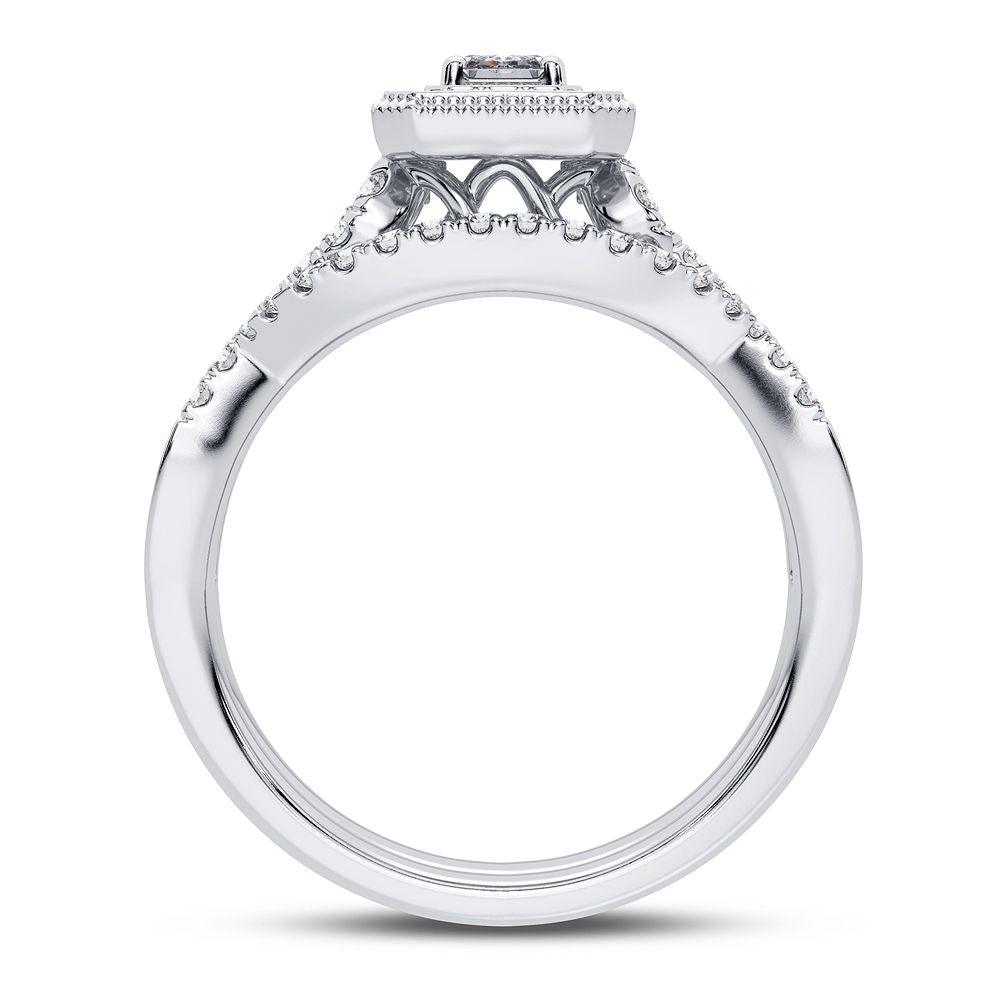 14K 0.50CT Diamond Bridal Ring - Johnny Dang & Co