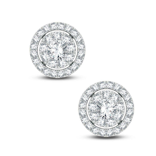 14K 1.00CT DIAMOND EARRING - Johnny Dang & Co