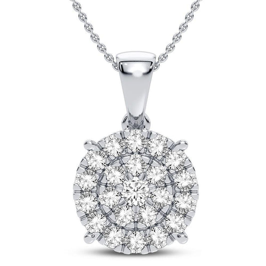 10K 0.75CT DAIMOND PENDANT - Johnny Dang & Co