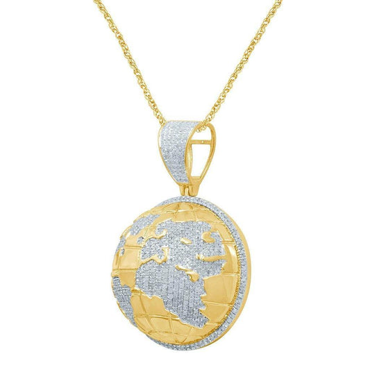 10K 1.30-1.37CT D-GLOBE MAP - Johnny Dang & Co