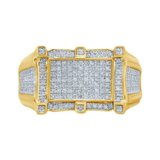 10K 0.60-0.67CT D-RING MEN RDS MP - Johnny Dang & Co