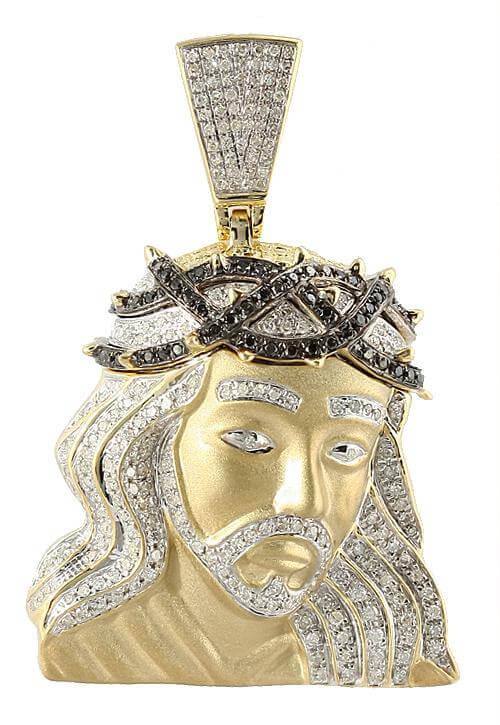 10KY 1.65CTW BKD + WD JESUS HEAD - Johnny Dang & Co