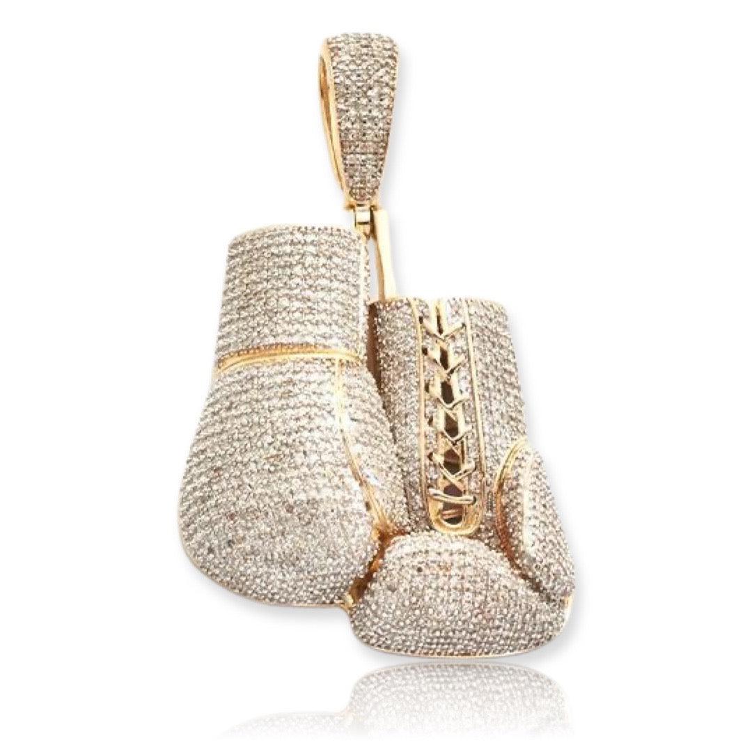 10KY 1.65CTW DIAMOND PAIR OF BOXING GLOVES - Johnny Dang & Co