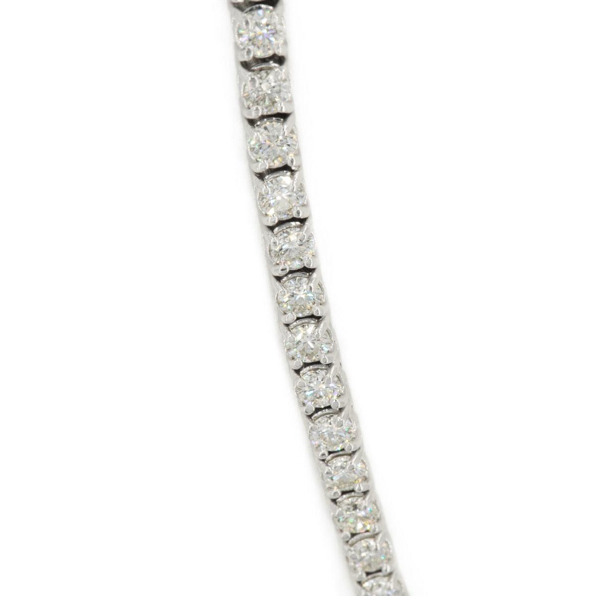 3.8mm Tennis Chain 22 inch length 21 CTTW 15 Pointer Diamonds - Johnny Dang & Co