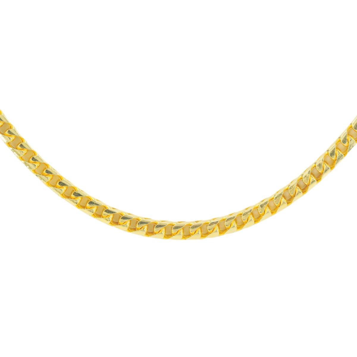 10K Gold 1.8mm Diamond Cut Solid Franco Chain - Johnny Dang & Co