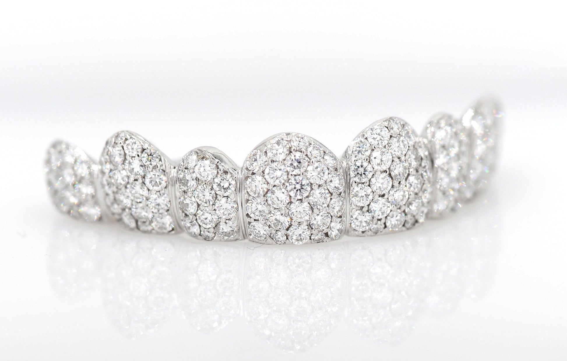 Large Diamond Cluster Big Boy Honeycomb Grillz - Johnny Dang & Co