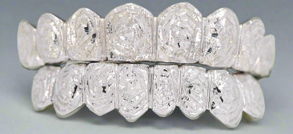 JDTK- 3009- 16 Teeth Rose Cuts & Diamond Dust Grillz - Johnny Dang & Co