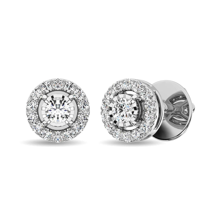 JDTK-59257- 0.4 Ct.Tw.Diamond Stud Earrings