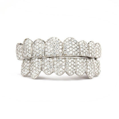 JDTK-Boonk Gang Honeycomb Prong Set Diamond Grill - Johnny Dang & Co
