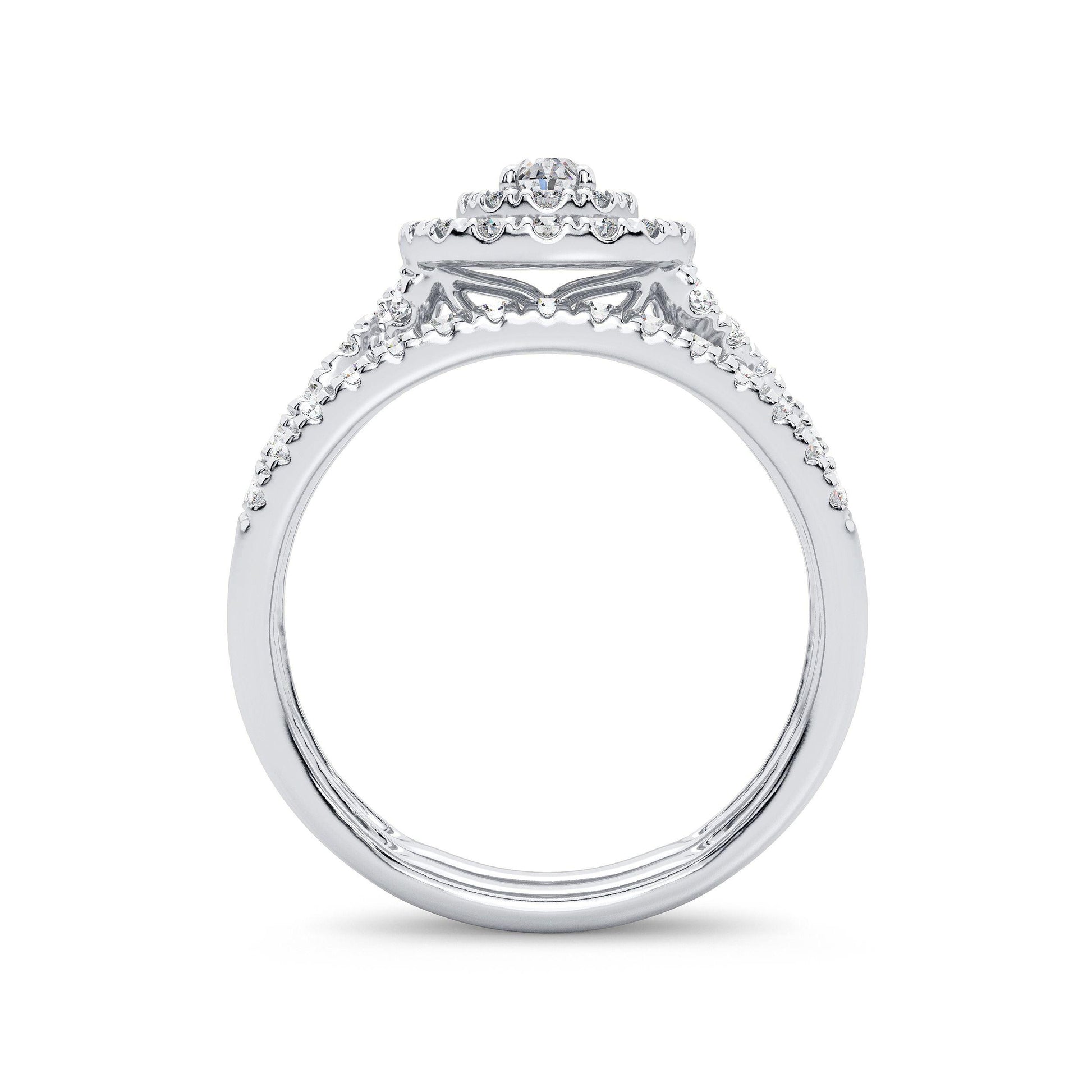 14K 1.00CT Diamond BRIDAL RING - Johnny Dang & Co