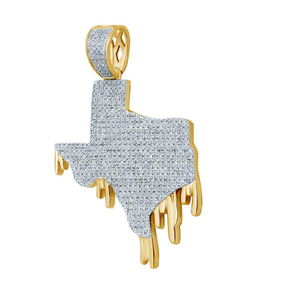 10K 0.89- 0.94CT D-ASSORTED CHARM "TEXAS" - Johnny Dang & Co