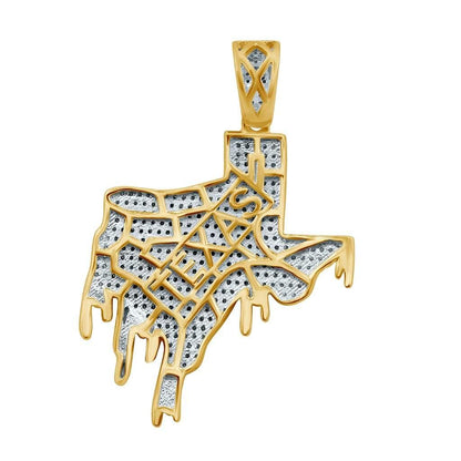10K 0.89- 0.94CT D-ASSORTED CHARM "TEXAS" - Johnny Dang & Co