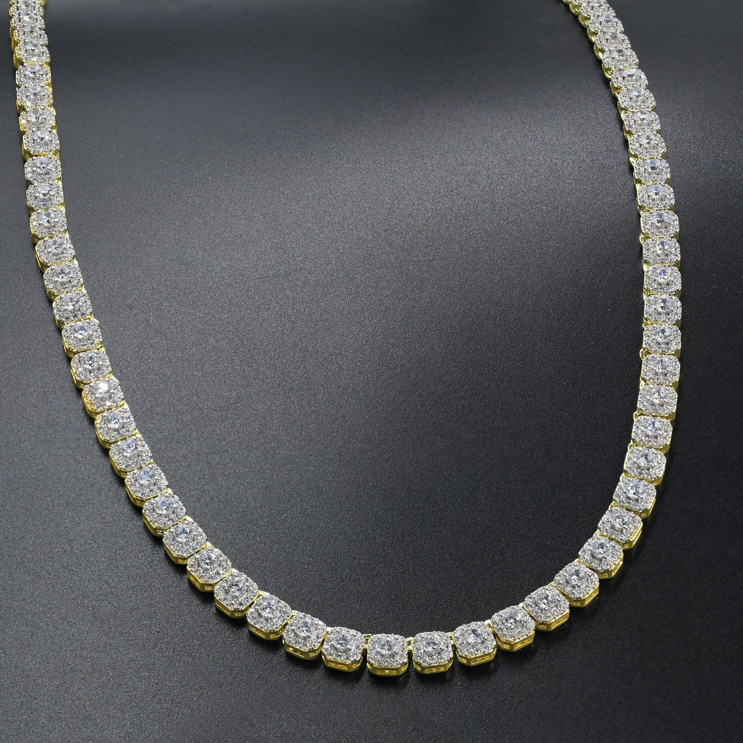 ICECUBE 5 MM 925 SILVER SQUARE TENNIS CHAIN | BMW9213572 - Johnny Dang & Co