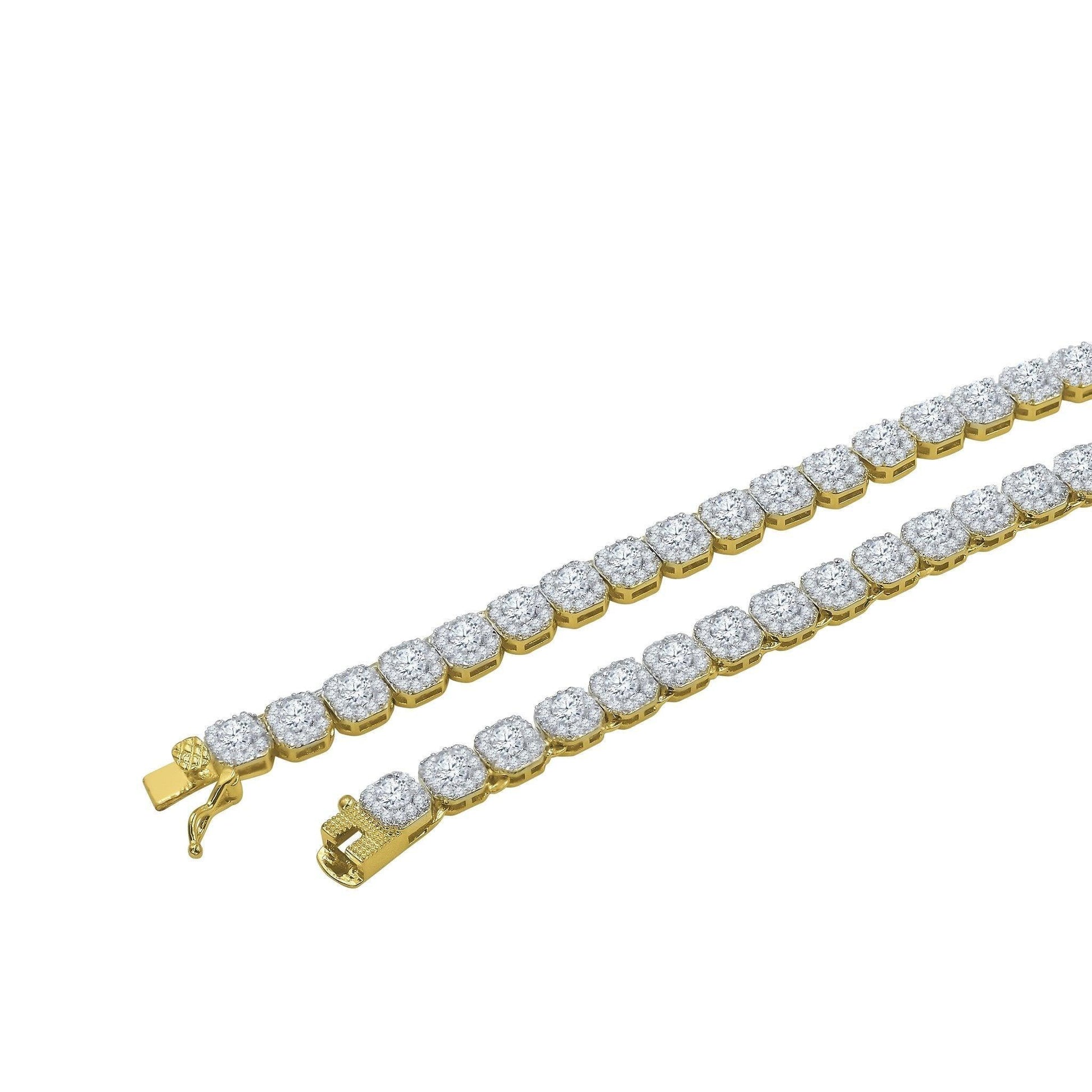 ICECUBE 5 MM 925 SILVER SQUARE TENNIS CHAIN | BMW9213572 - Johnny Dang & Co