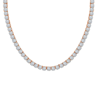 ICECUBE 5 MM 925 SILVER SQUARE TENNIS CHAIN | BMW9210065 - Johnny Dang & Co