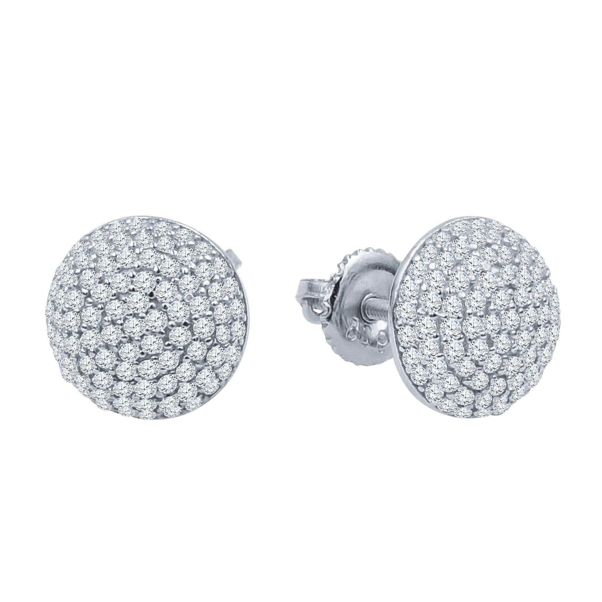 GLOBATE SILVER EARRINGS | BMW9212911 - Johnny Dang & Co