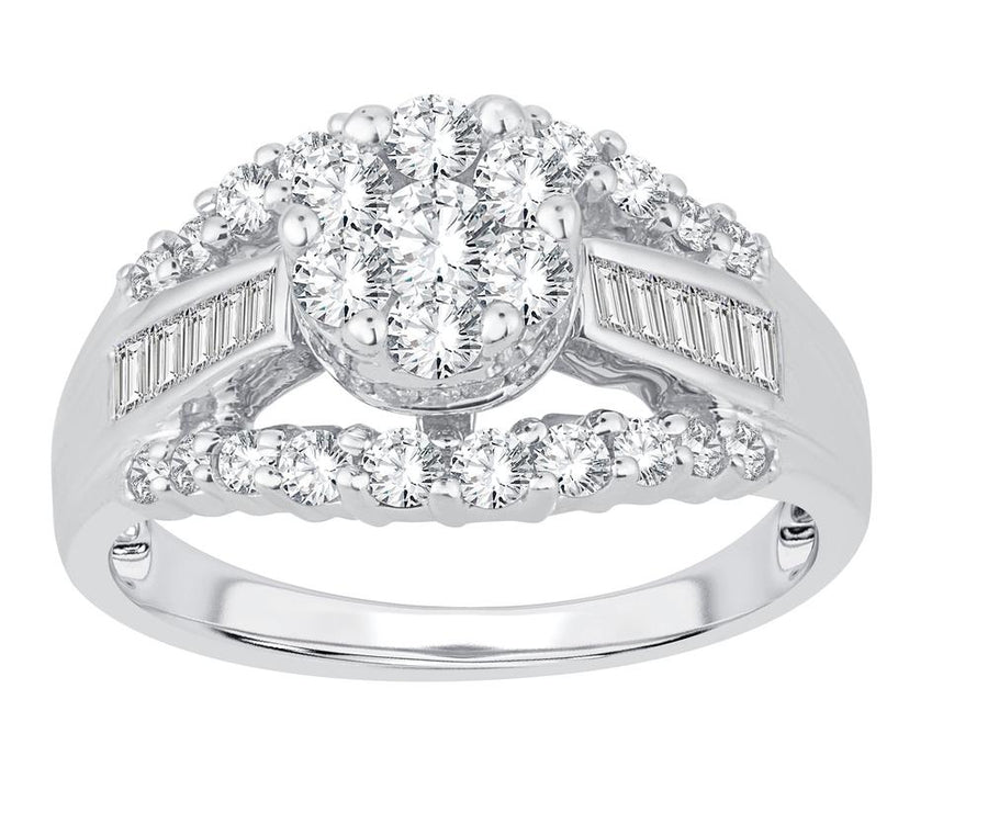 14K  1.00ct Diamond Bridal Ring