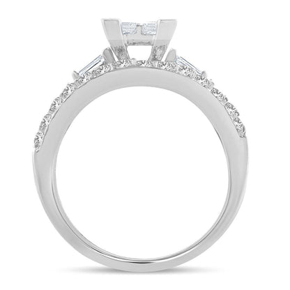14K 1.50CT Diamond BRIDAL RING - Johnny Dang & Co
