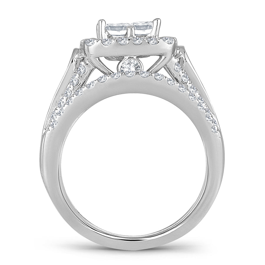 14K  2.25CT  DIAMOND  BRIDAL  RING