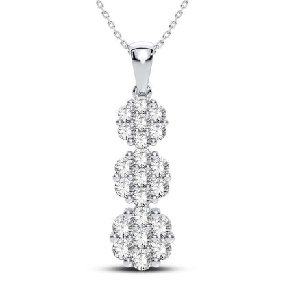 10K 1.37CT Diamond Pendant - Johnny Dang & Co