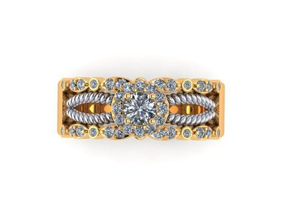 1.00 Ct.Tw. Diamond Engagement Ring - Johnny Dang & Co