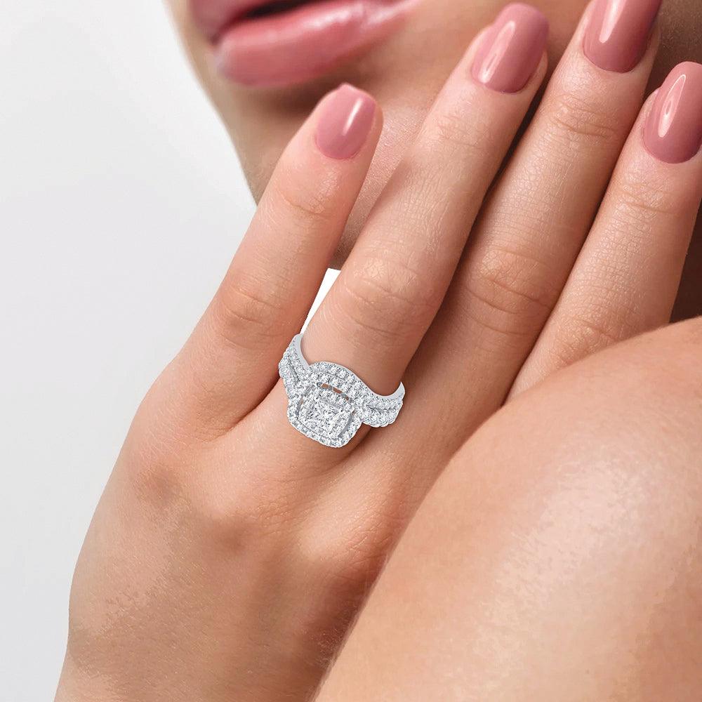 14K 2.00CT Bridal Diamond Ring - Johnny Dang & Co