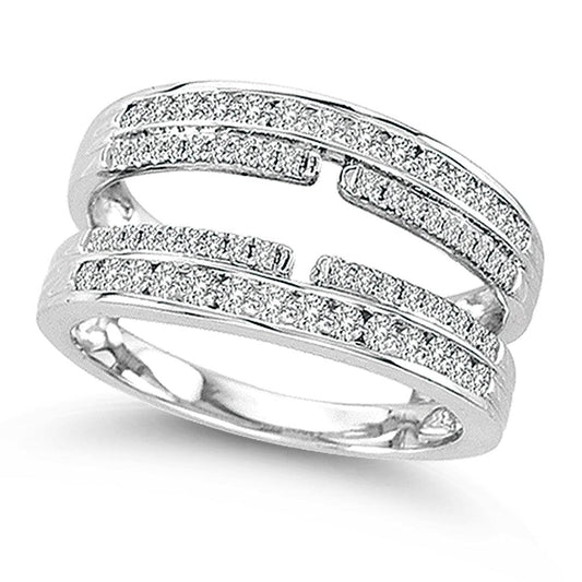 14K 0.51CT Diamond RING GUARD. - Johnny Dang & Co