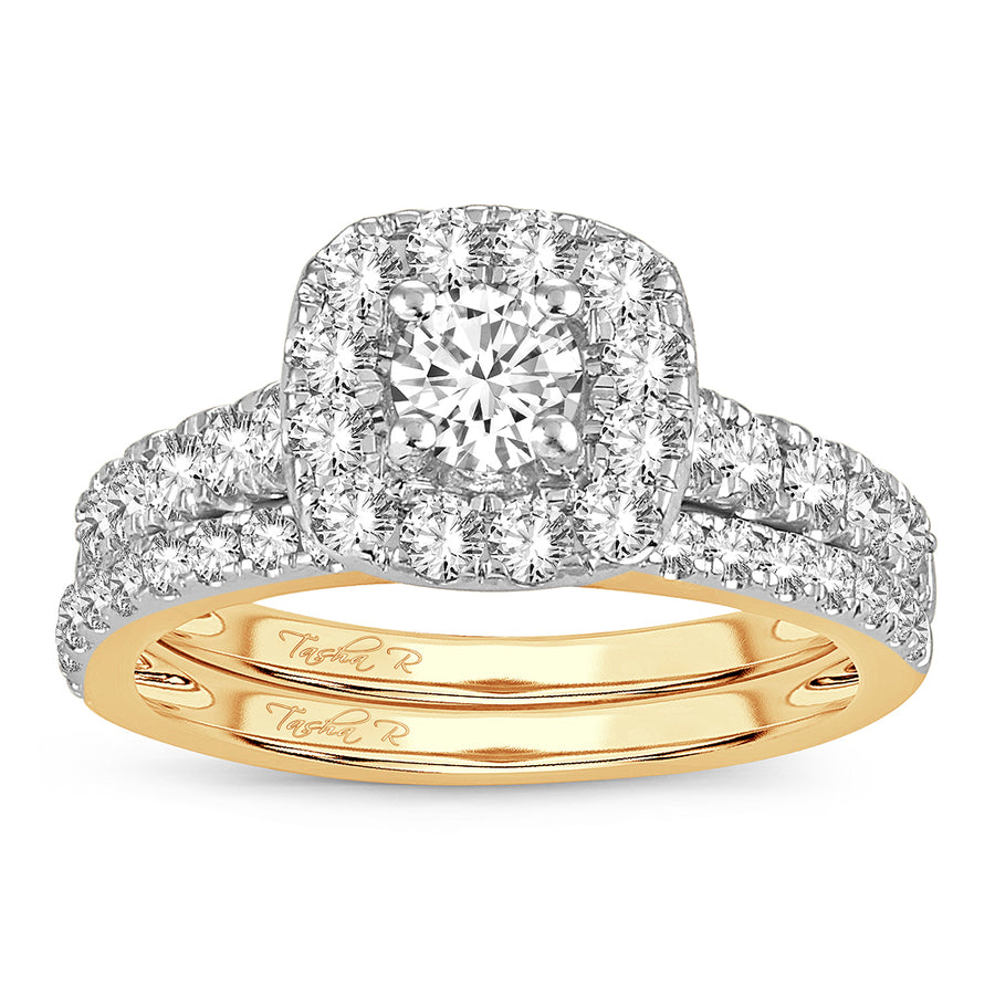 14K 1.50CT DIAMOND BRIDAL RING