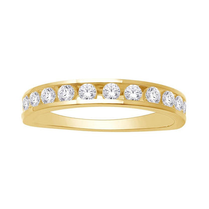 14K 0.46-0.53CT D-LADIES BAND - Johnny Dang & Co