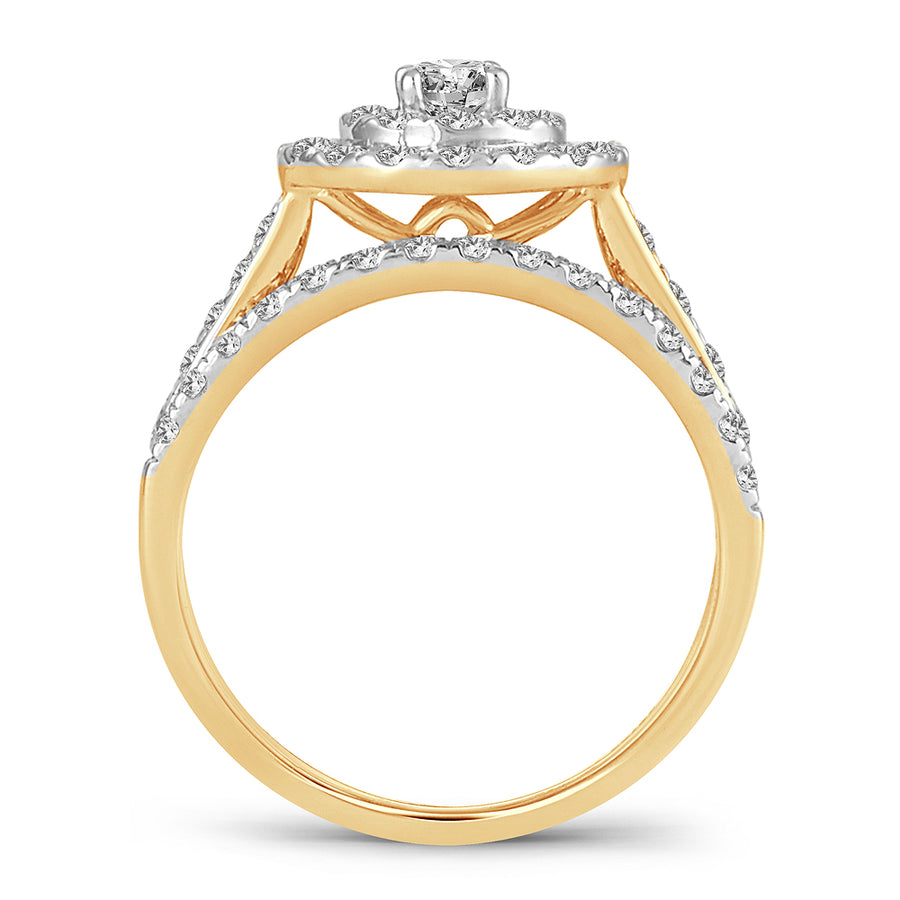 14K 1.00CT DIAMOND BRIDAL RING