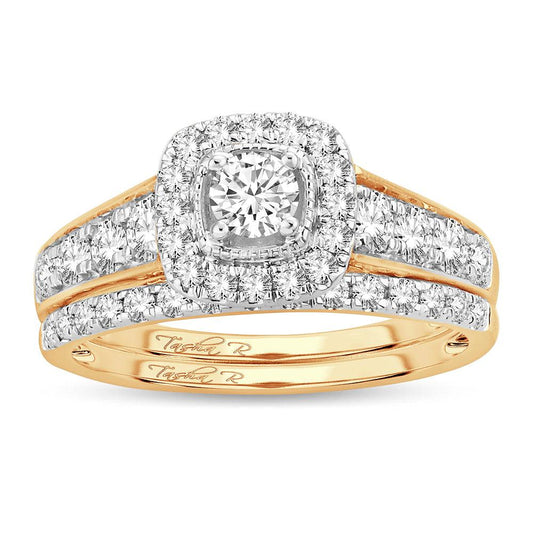 14K 1.00CT Diamond BRIDAL R4ING - Johnny Dang & Co