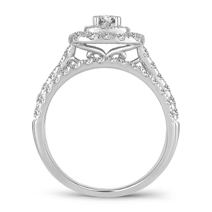 14K 1.50CT DIAMOND BRIDAL RING - Johnny Dang & Co