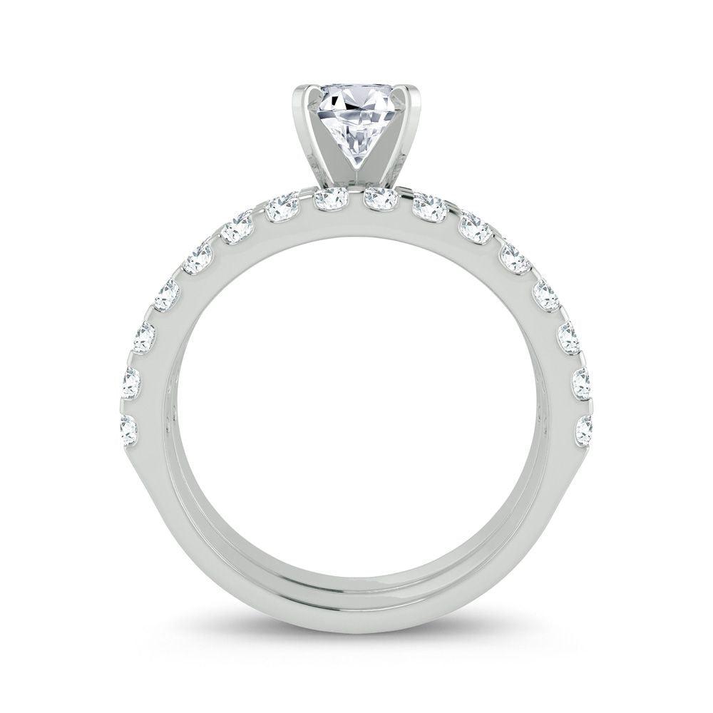 14K 1.00ct Diamond Mounting Ring - Johnny Dang & Co