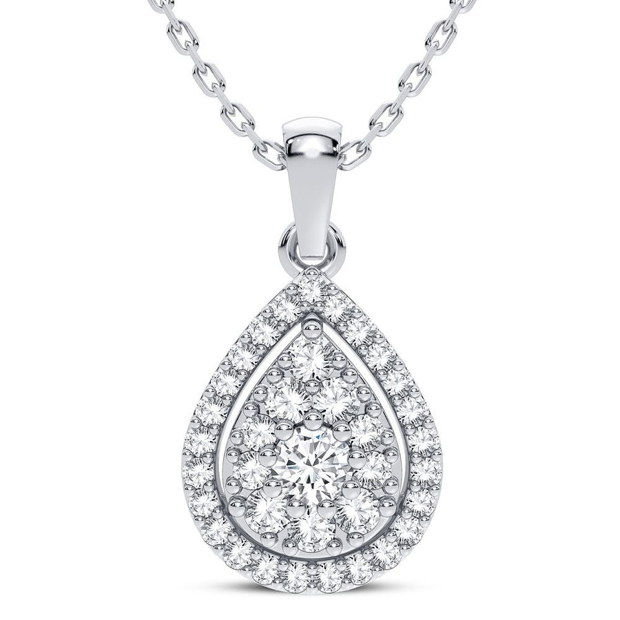 14K 0.30CT DIAMOND PENDANT