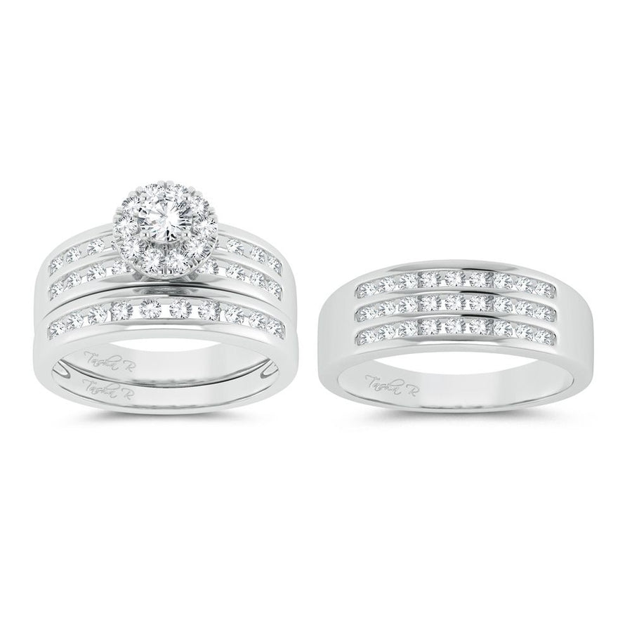 14K 1.62ct Diamond Trio Set